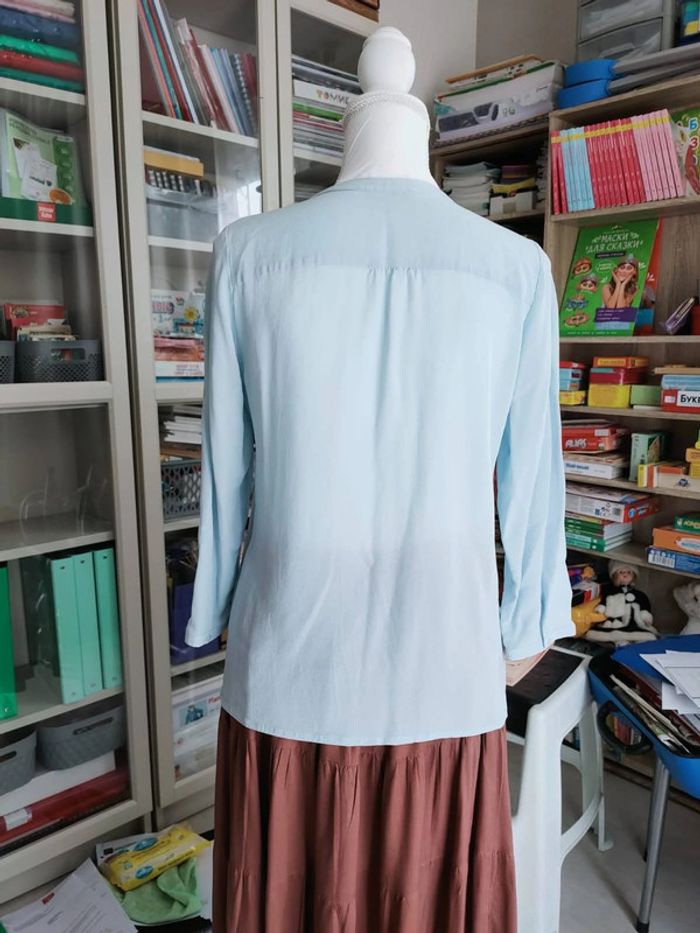 Chemise Antonelle Bleu Pâle – Élégance Décontractée et Intemporelle ! - photo numéro 2