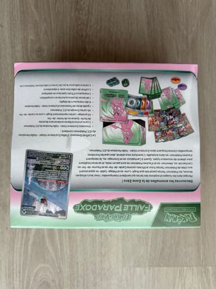 ETB Pokémon Faille paradoxe EV4 défaut scellage. - photo numéro 6