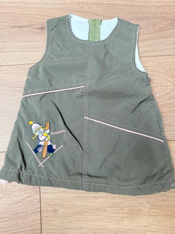 Robe kaki en 12mois/1an