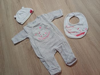 Ensemble  pyjama bébé 1 mois