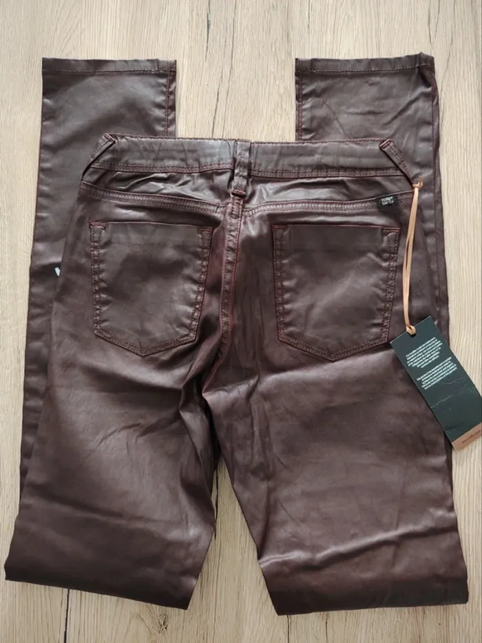 Lot jeans simili cuir teddy smith - photo numéro 7