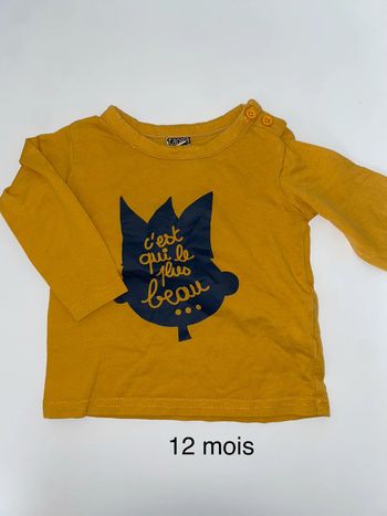 Tee shirt 12 mois