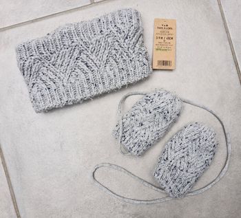 Moufles et snood gris moucheté Tape à L'œil 3/9 mois