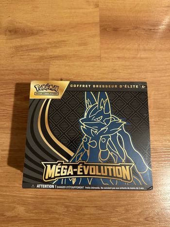 ETB Pokémon me01 lucario méga évolution