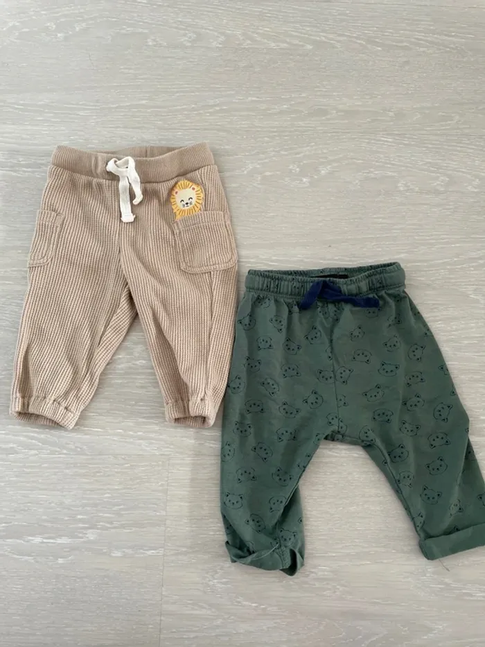 Lot de 2 pantalons 3 mois