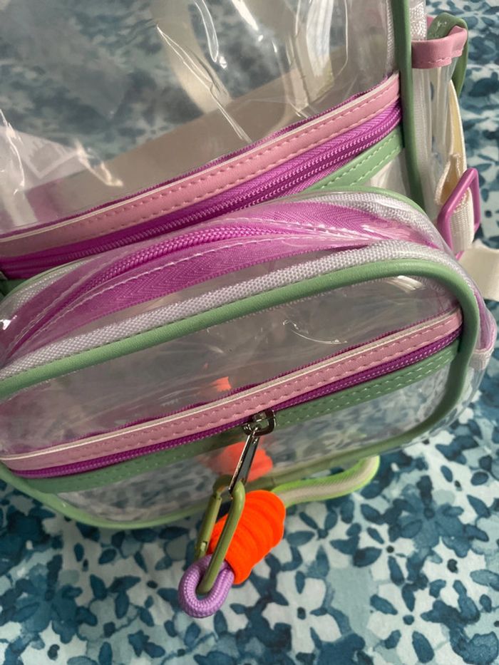 Sac à dos transparent avec sa sacoche Claire’s - photo numéro 2