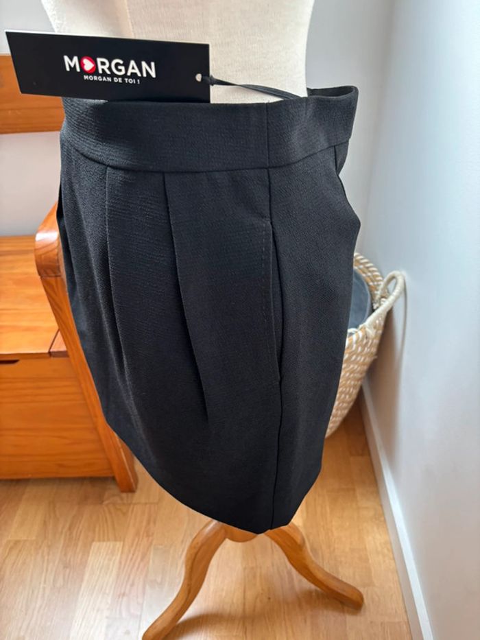 🖤 jupe à pinces noire  - Morgan - T40 NEUvE - photo numéro 5