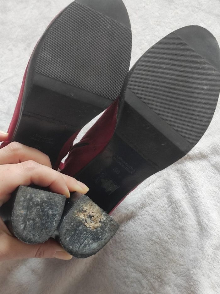 Bottines à talons rouge taille 38 - photo numéro 8