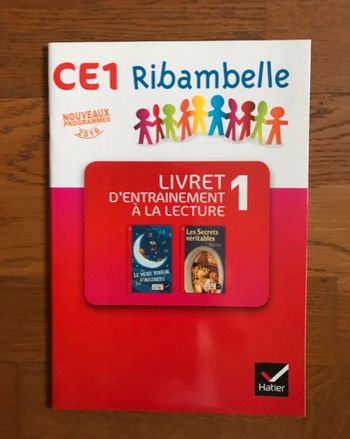 Ribambelle CE1 série Rouge - Livret d'entrainement 1