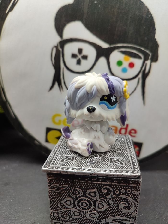 Lps01208 My Littlest Petshop LPS Authentic chien bobtail Sheepdog 466 dog