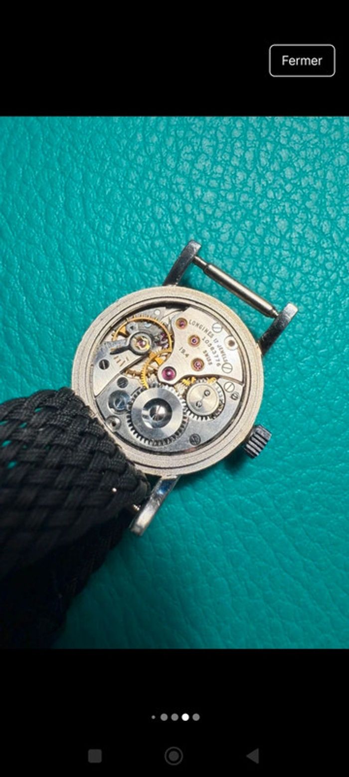 Montre mécanique  vintage Longines à remontage manuel - photo numéro 4