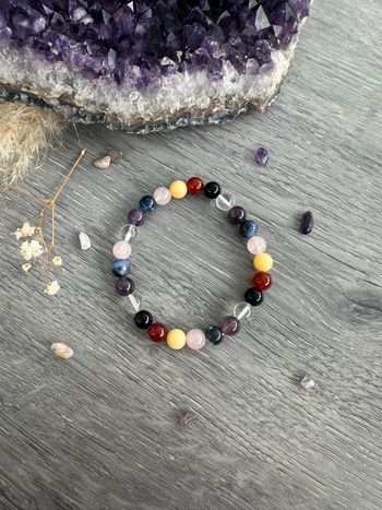 Bracelet en mélange de pierre naturelles