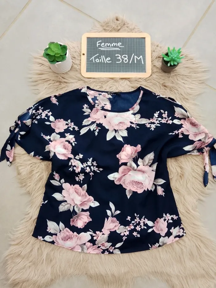 Blouse fleurie taille M