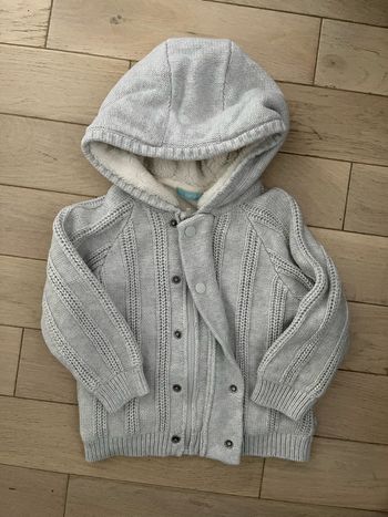 Gilet à capuche fourré
