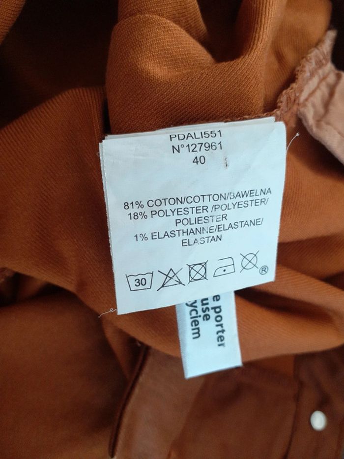 Jeans marron  T40 Jacqueline riu - photo numéro 4