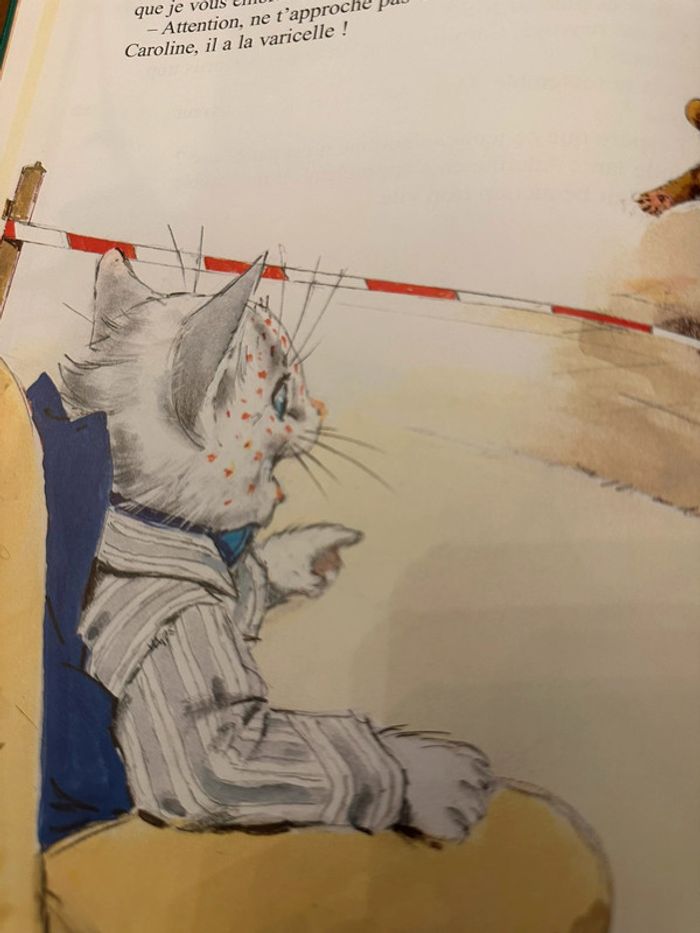 Livre rare Caroline et la Varicelle Pierre Probst Hachette Jeunesse bd vintage couleurs - photo numéro 4