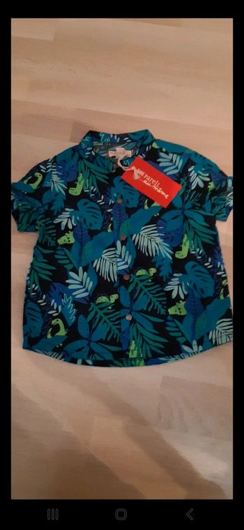 Chemise 12 mois garçon du pareil au même neuf