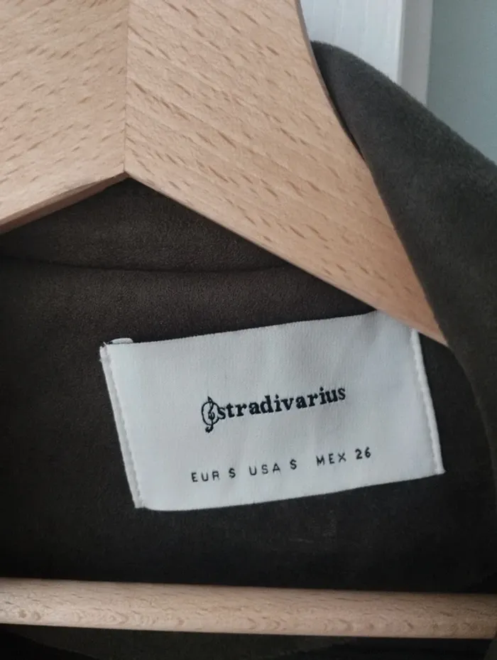 Perfecto en suédine kaki stradivarius S - photo numéro 6