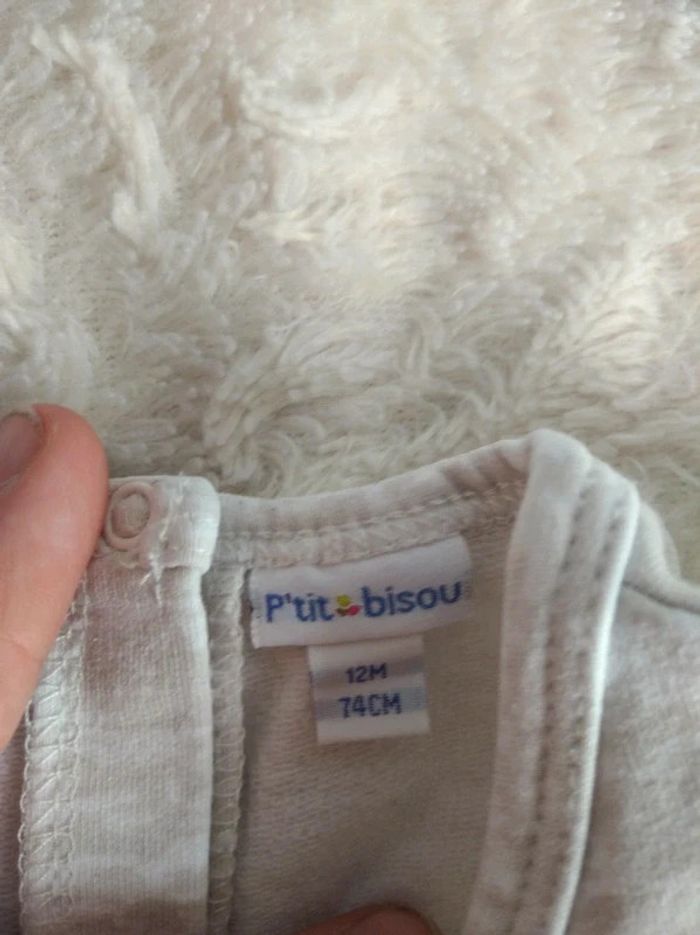 Robe manches longues Fille 12 mois Papillon P'tit bisou - photo numéro 9