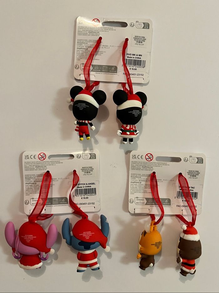 Lot 6 ornements décoration suspensions Disney Noël - photo numéro 5