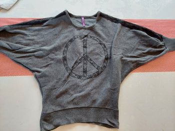 Pull 12ans manches souris