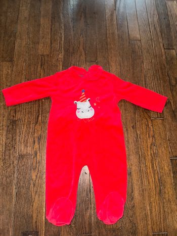 Pyjama velours la compagnie des petits 12 mois