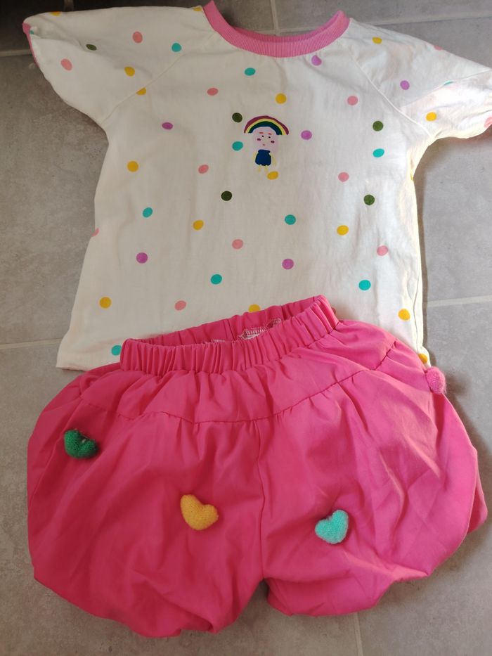 Ensemble bouffons coloré