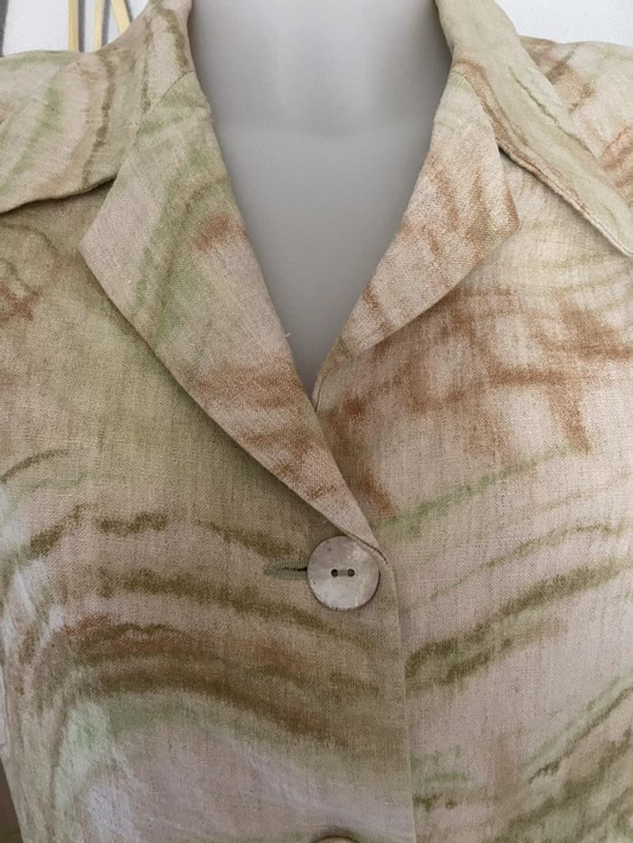 Blazer en lin tissu Maldives - photo numéro 4