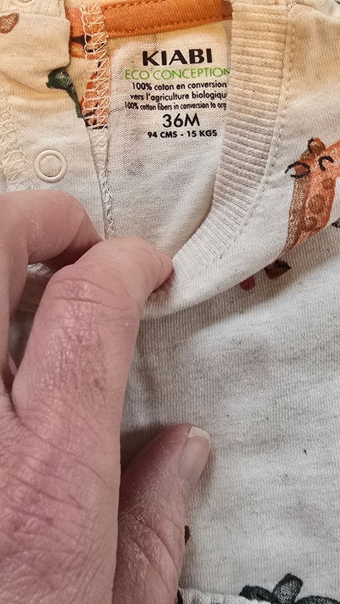 (Neufs non portés)🏷🥰💙 superbe ensemble tee et pantalon 36mois garçon - photo numéro 4