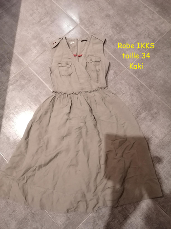 Robe IKKS kaki 34