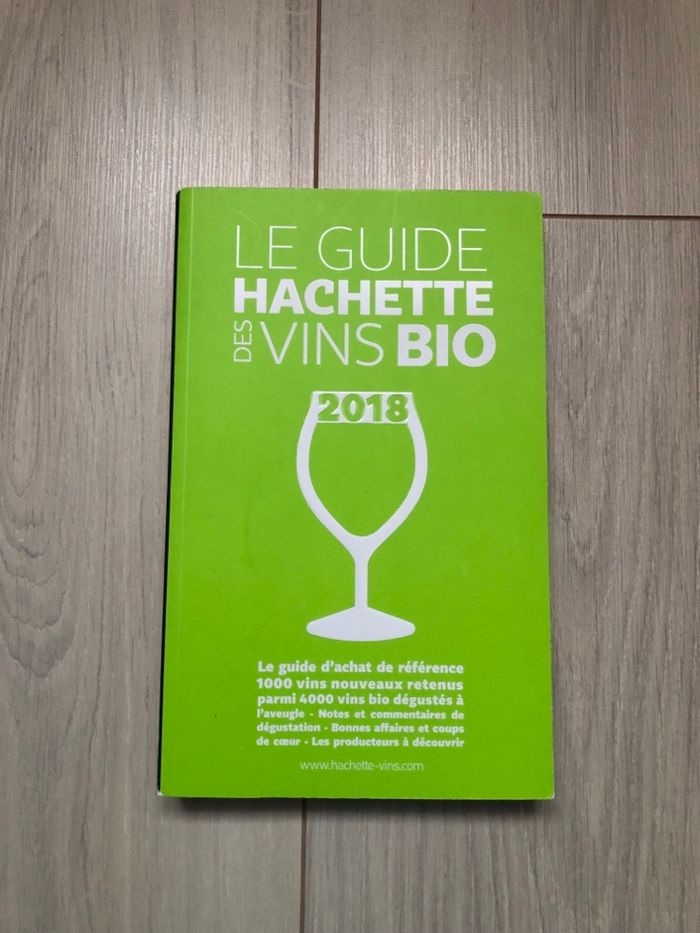 Le guide Hachette des vins bio 2018
