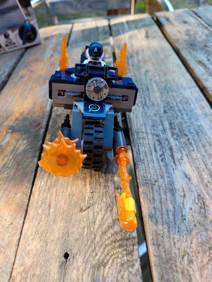 Lego Marvel Avengers 76123, Captain America, complet avec boîte - photo numéro 5