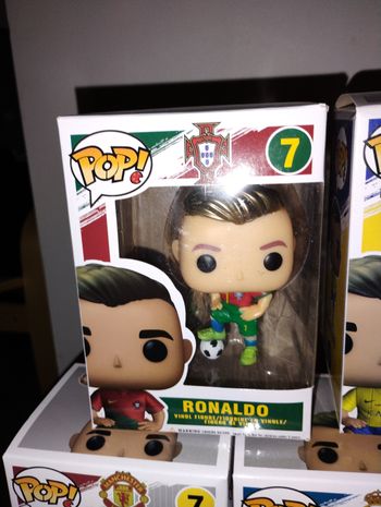 Figurine pop cristiano Ronaldo sélection du Portugal 
