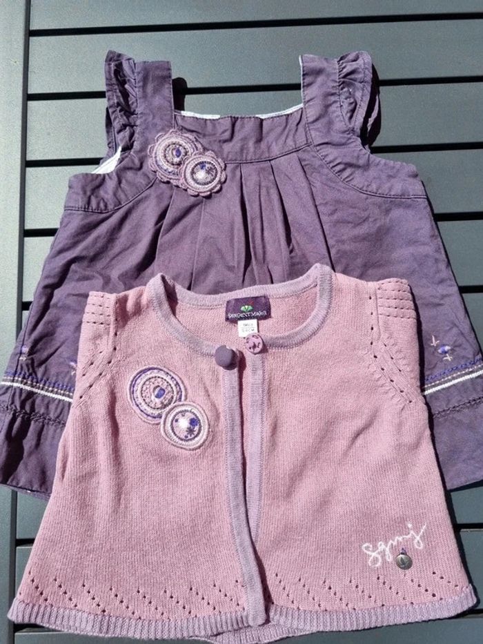 Ensemble robe +gilet