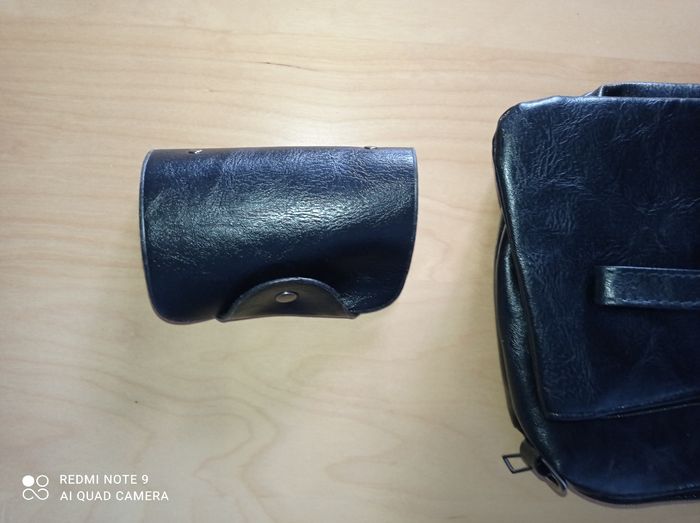 Lot 4 articles maroquinerie sac à main cuir noir, NEUF - photo numéro 8