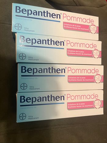 Lot 4 tubes Bepanthen baby 100g