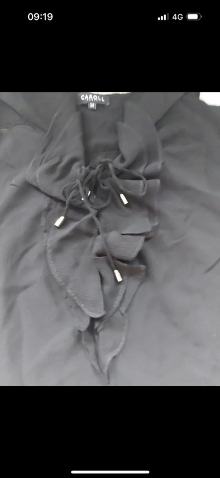 Blouse manches longues Caroll taille 38 - photo numéro 4