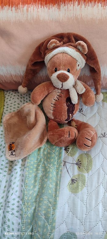 Doudou ours. Baby Nat vintage