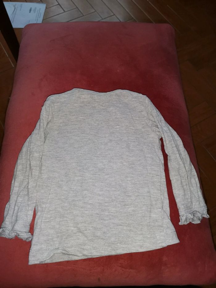 T-shirt chat 6 mois fille - photo numéro 3