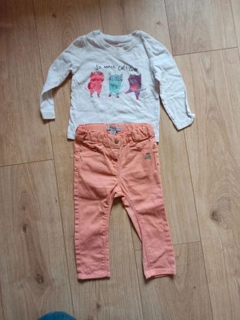 Ensemble pantalon et t-shirt manches longues