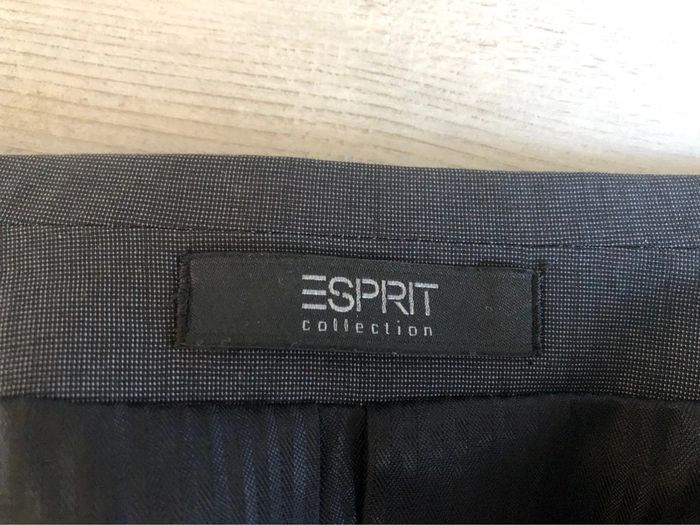 Costume « esprit » fit gris à rayures très fines T 50(40/42) porté 1 fois - photo numéro 9