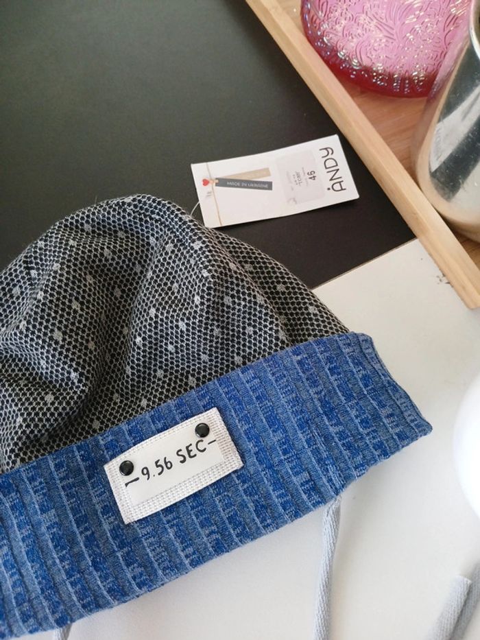 Bonnet hivers bébé Andy Taille 46 Neuf🌿🌈 - photo numéro 3
