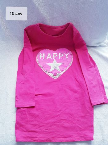 Robe sequin 10 ans