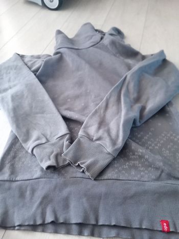 Pull gris homme