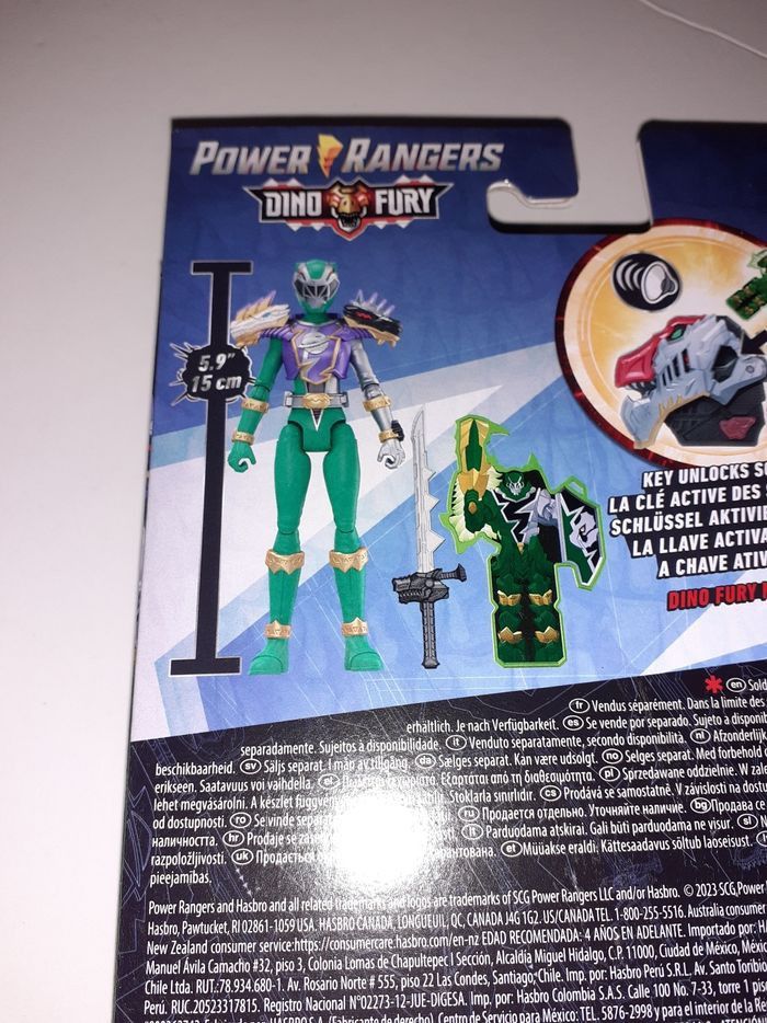 Power rangers dino fury green ranger - photo numéro 4