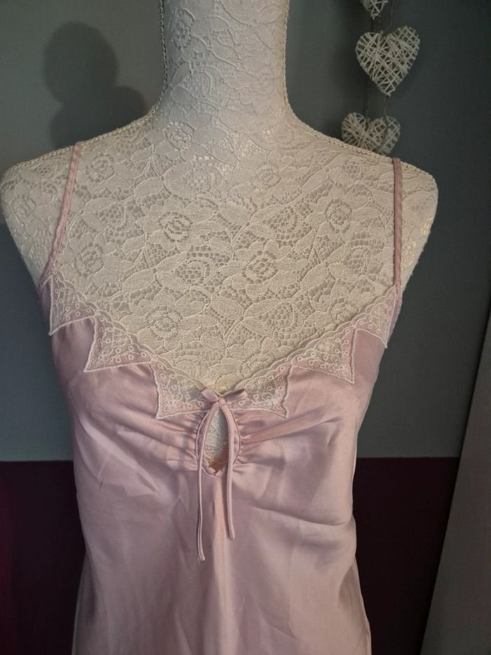 Nuisette rose soie taille 40 - photo numéro 2