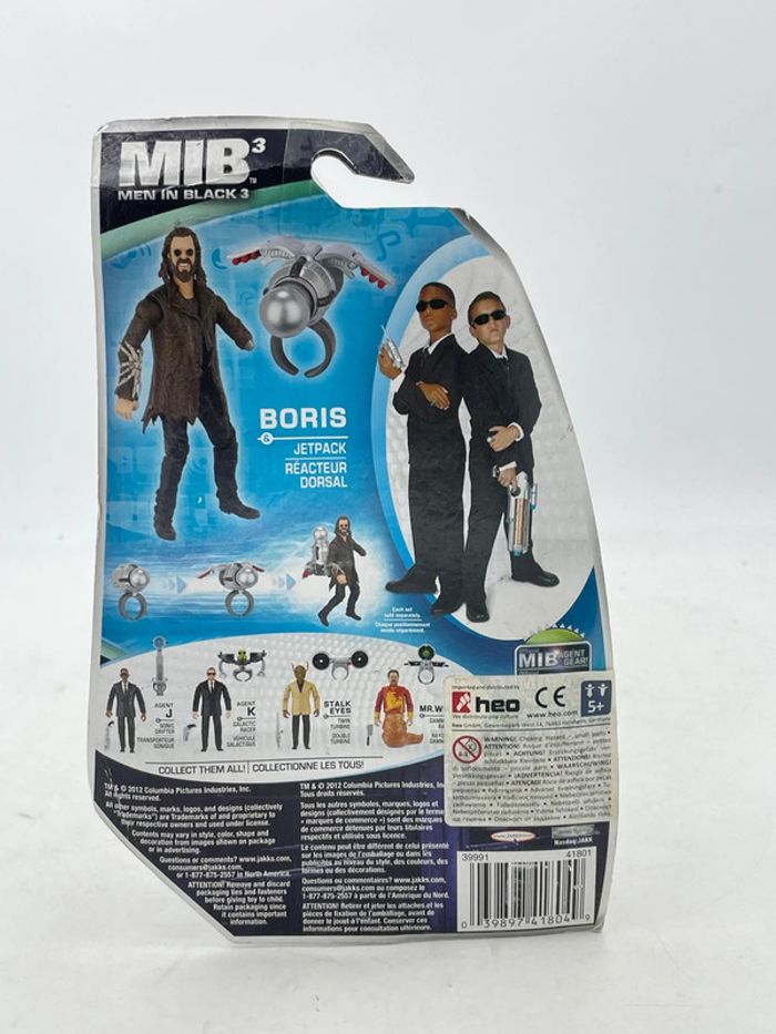 Figurine Men in black 3 Boris Jet Pack / Réacteur dorsal Jakks Pacific neuf - photo numéro 2