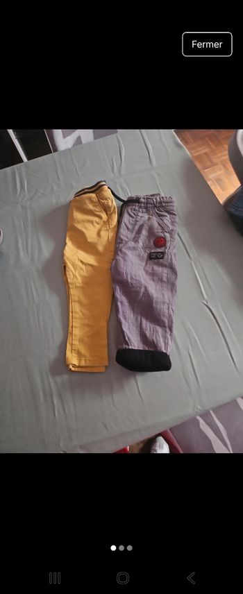 Lot de 2 pantalons bébé
