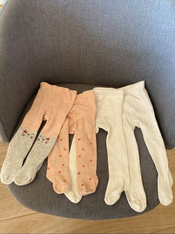 Lot de 4 paires de collants taille 17/18