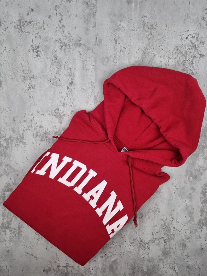 Pull à capuche universitaire Indiana Jerzees – Taille L Homme (mesures en photos)